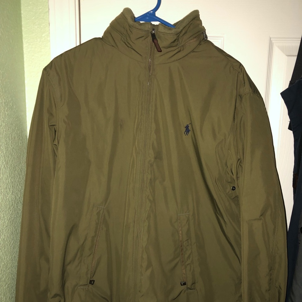Polo Ralph Lauren wind breaker (olive colored)